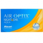 AIR Optix Night&Day Aqua (3 шт) Alcon контактные линзы ежемесячные